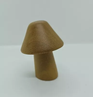 Vintage Wooden Folk Art Mushroom Sculpture House Of Myrtle Wood • $7.97