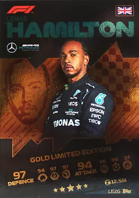 Turbo Attax F1 - LE2 - Lewis Hamilton - Limited Card - 2021 • £3.64