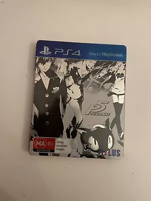 Persona 5 STEELBOOK Edition For PlayStation 4 PS4 • $40