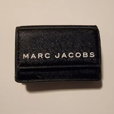 Authentic MARC JACOBS Mini Trifold Wallet Black  • $60