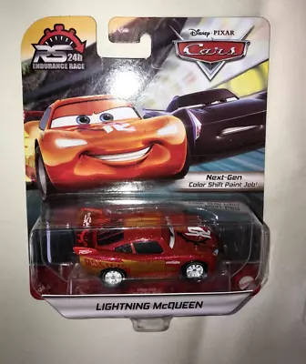 Disney Pixar Cars LIGHTNING McQUEEN 24th Endurance Race Next Gen Color Car • $9.95