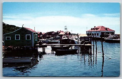 Menemsha Bight Martha's Vineyard Sung Harbor Massachusetts Coast Guard  Postcard • $4.99