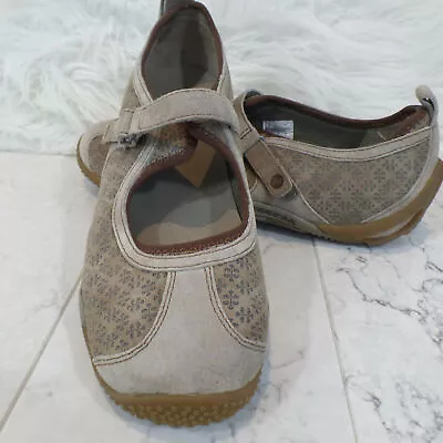 Merrell Circuit MJ Taupe Canteen Print Mary Jane Shoes US Women Size 10 • $26.99