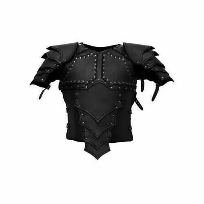 Leather Body Medieval Muscle Armor Collectible Wearable Roman Heavy Costume LARP • $175.99