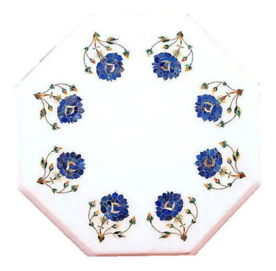 12  Marble Table Pietra Dura Floral Inlay Art Home Furniture Decor • $266.47