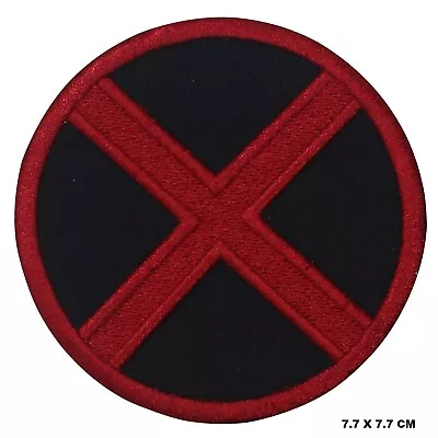 X Man Superhero Movie Patch Iron On Patch Sew On Embroidered Patch • £2.49