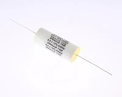 2x 8uF 250V Axial Metallized Polypropylene Film Capacitor 8mfd 250VDC DC • $29.99