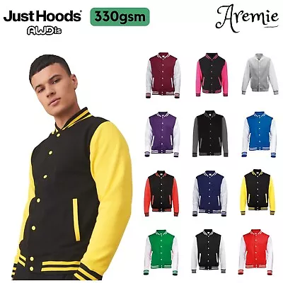 £28.20 • Buy Awdis Mens Heavyweight American Baseball Style Letterman Varsity College Jacket