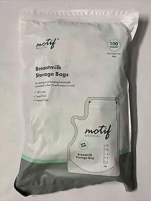 Motif Breastmilk Storage Bags 100 Count 8oz Bags • $9.99