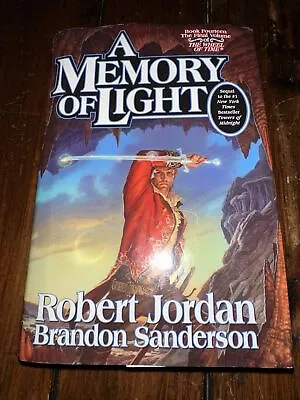 A Memory Of Light WHEEL OF TIME Robert Jordan 1st Ed/First Print Auto Signed HC • $40.88
