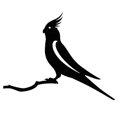 Metal Bird Decor Garden Statue - Outdoor Art Black Hummingbird Wall Art Ornament • $12.23