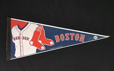 2011 BOSTON RED SOX MLB Team Logo Rico Indust. Full Size Sport Pennant Pin Holes • $8.89