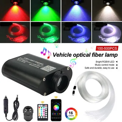 100/500 Fiber Optic Car Headliner Star Light Kit Home Roof Twinkle Ceiling Light • $55.99