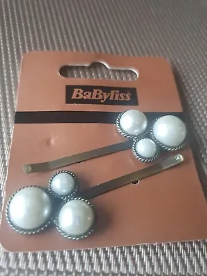 Babyliss Pearl Design Bobby Pin Fashion Formal Wedding Party Bracelet • £1.99