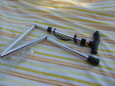 VIntage NOS Folding Cane Portable Hand Walking Stick Foldable Walking Cane  • $25