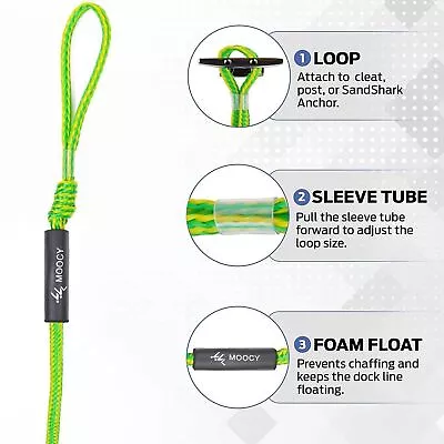 Boat Bungee Dock Line Rope Mooring Anchor Line Bungee Cord For Kayak Jet Ski • $15.69