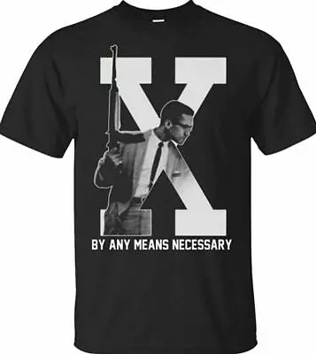 Malcolm X T Shirt// Best - Design HOT Christmas Gift Size S-2XL • $21.99