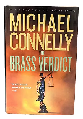 SIGNED 1st Edition MICHAEL CONNELLY The Brass Verdict: Lincoln Lawyer HC 1st/1st • $44