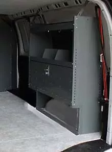 Van Shelving Unit With Door - Space Saver - Ford Transit Connect - 38Lx44Hx13D • $459.95