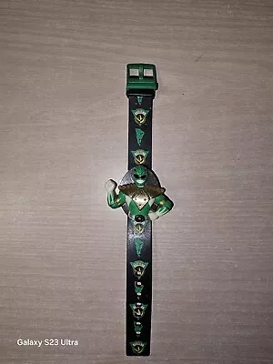 1993 Vintage Mighty Morphin Power Rangers Green Ranger Collectors Watch • $19.99