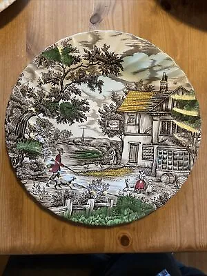 Vintage  ' The Hunter ' By Myott - 10 Inch Dinner Plate - Collectable Item • £6.80