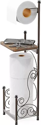 English Style Bathroom Tissue Roll Holder Stand Bronze | FREE SHIPPIN AU • $41.69