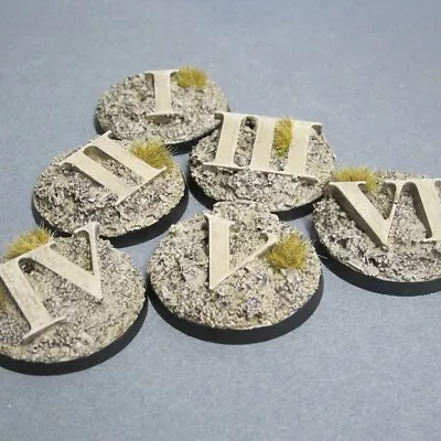 £8.50 • Buy 40mm Objective Markers - Ideal For Warhammer 40K AOS D&D Etc.