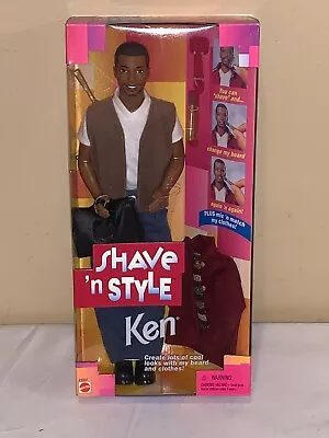 Vintage Rare Shave 'n Style African American Ken Doll New In Box 11  • $99.99