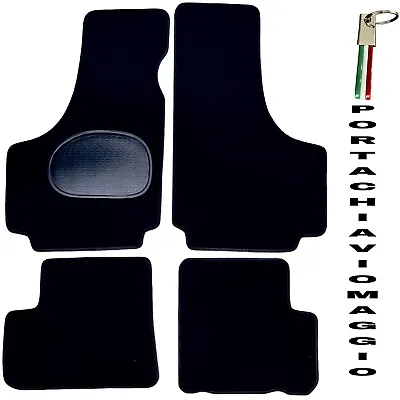 Tappetino protettivo per Pedana Poggiapiede Fiat 500 (2007) Nero