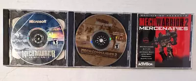 3 MechWarrior Vengeance/MechWarrior 2 Mercenaries/MechCommander 2 PC Game Lot • $26.05