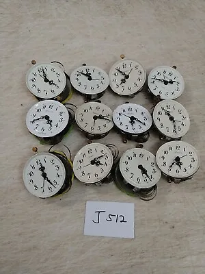 12 Vintage Alarm Clock Movement Dial & Hands Arts & Crafts • $21.99