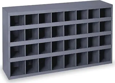 Metal 32 Hole Storage Bolt Bin Cabinet Compartment Nuts Bolts Fasteners Screws • $184.56