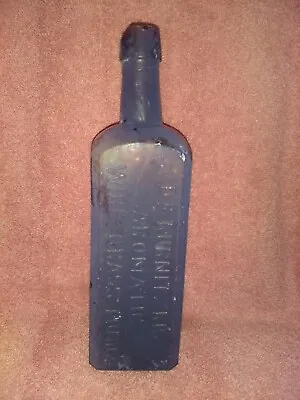 Antique  Dr KURNITZKI'S AROMATIC WIRE GRASS TONIC  Bottle • $225
