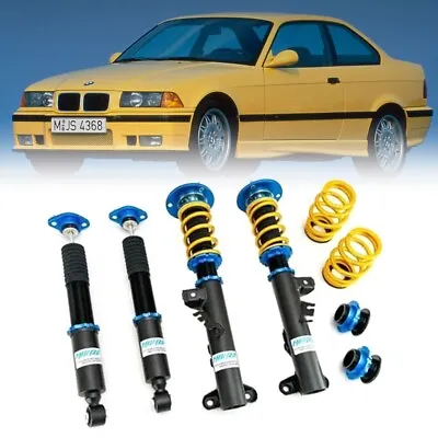 Manzo MZ Series 30-way Adjustable Coilover Springs For 92-98 BMW 3-Series E36 • $482.01