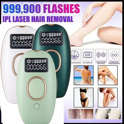 999999Lase R Hair Removal Machine IPL Permanent Painles Epilator Body Facial UK • £5.09