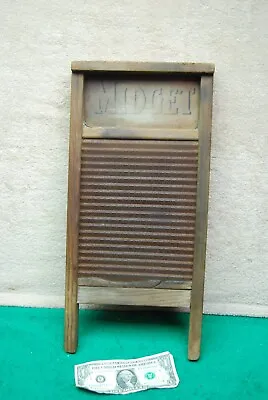 Antique Primitive Midget National Washboard Co No.442 Small Scrub Wash Board • $35