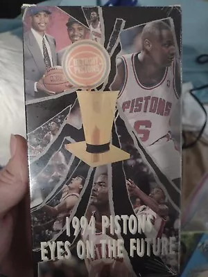 1994 Detroit Pistons Video Eyes On The Future VHS TAPE (Rare) • $35