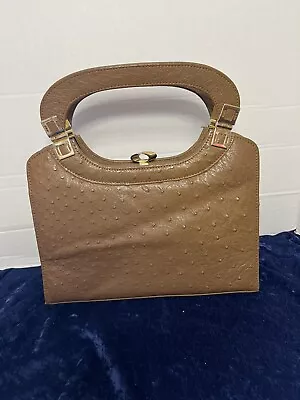 Beautiful Vintage Corbeau Curio  Ostrich Leather Purse • $124.95