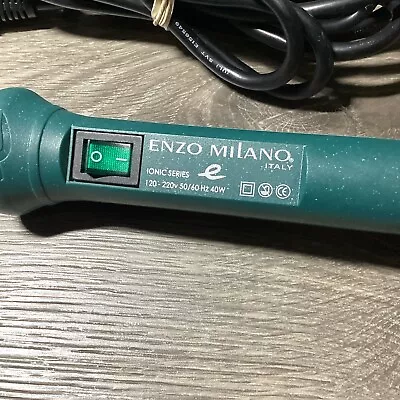 ENZO MILANO Reverse Curling Iron Italy Ionic Series • $12.11