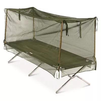 U.S. Military Surplus Cot Mosquito Net ONLY - Without Poles And Cot • $35
