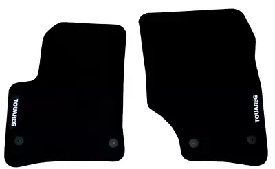 Front Car Floor Mats For VW Touareg Velour Waterproof Carpet Rugs Auto Liners 2p • $38.92