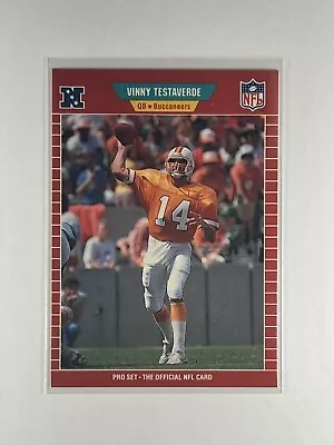 Vinny Testaverde 1989 Pro Set Football #419 Tampa Bay Buccaneers • $1.99