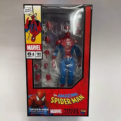 MAFEX No.185 SPIDER-MAN CLASSIC COSTUME Ver. Action Figure Marvel Medicom Toy • $84.49