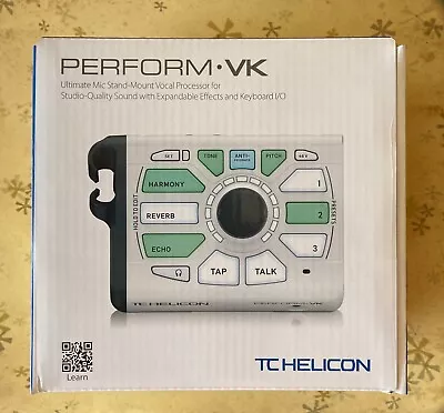 TC Helicon Perform VK Vocal Effects Processor XLR Mic & 1/4  X2 + MIDI Control • $225