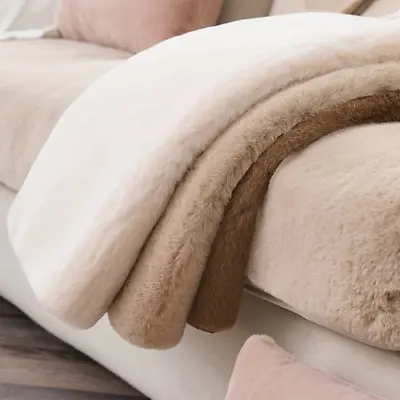 £117.95 • Buy Plush Sofa Cover Fur Sofa Cushion Towel Anti-Slip Sofa Chair Covers Room Blanket