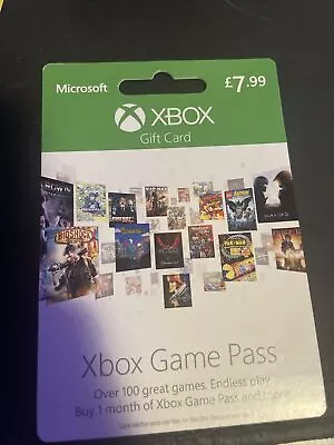 Xbox 1 Month Game Pass • £10