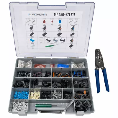 MP 150-771 - Pro Metri-Pack 150 Series Connector Kit W/ T-18 Crimp Tool • $245