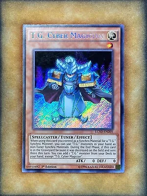 Yugioh T.G. Cyber Magician LC5D-EN205 Secret Rare 1st Ed NM • $3.99