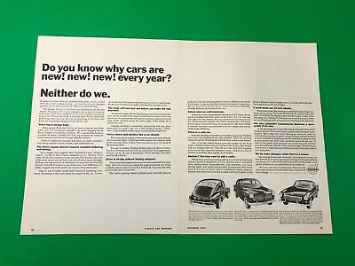 1964 1965 Volvo 544 122 S 1800 S Vintage Original Print Ad Advertisement Printed • $6.54