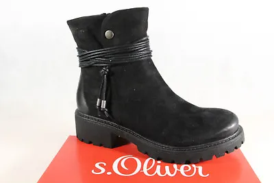 S.oliver Women's Boots Ankle Boots Winter Boots Black New • $52.06